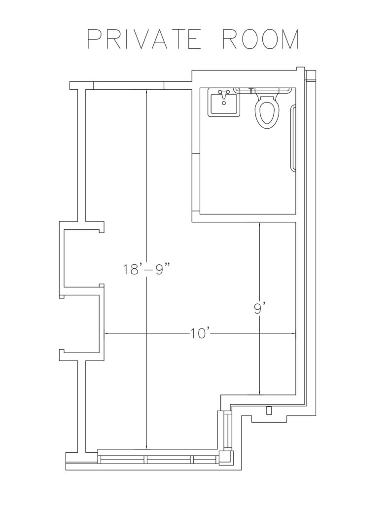 Private Room Layout