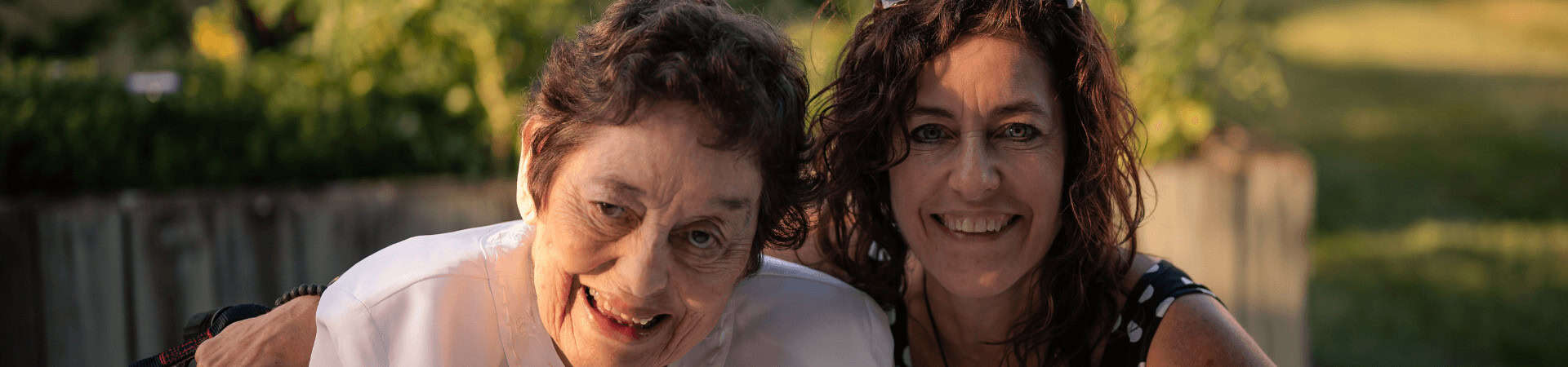 Two Women Smiling