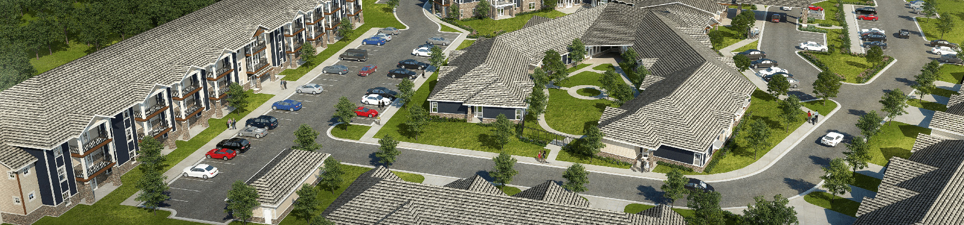 Evergreen Community Aerial View
